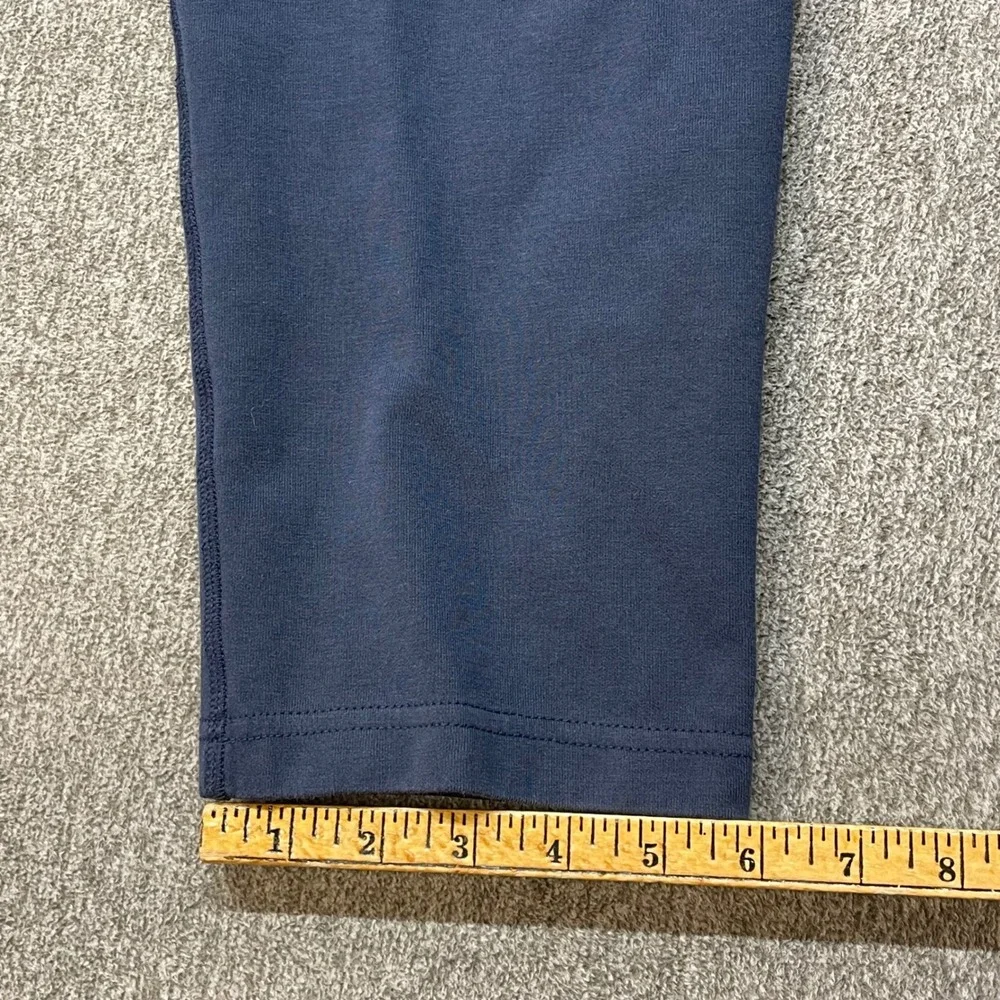 Armani Exchange Mens Navy Blue Embossed Logo Jogger Sweatpants Large